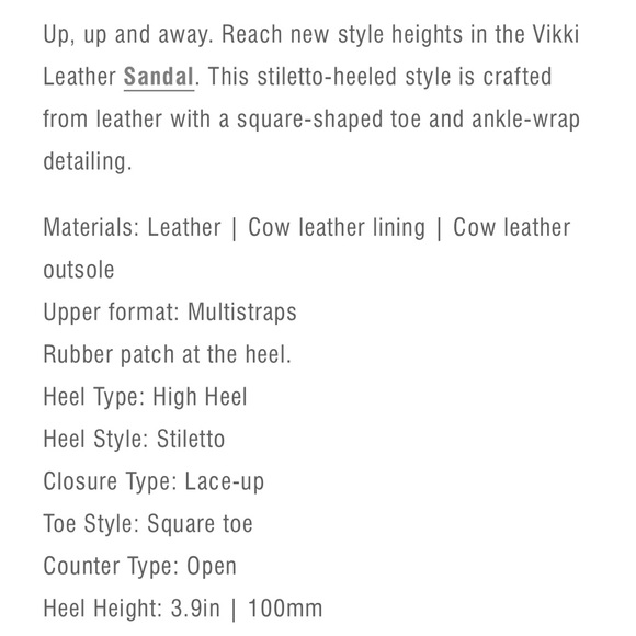 Schutz Vikki Leather Sandals, black size 9 - Picture 8 of 8